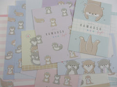 Cute Kawaii Kamio Kawauso Otter Letter Sets Stationery - writing paper envelope