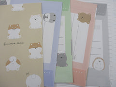 Cute Kawaii Crux Fuwatto Time Cat Dog Hedgehog Rabbit Penguin Letter Sets Stationery - writing paper envelope