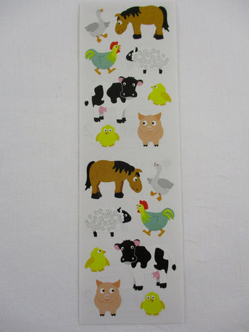Mrs Grossman Chubby Farm Animals Sticker Sheet / Module - Vintage & Collectible