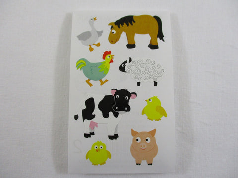 Mrs Grossman Chubby Farm Animals Sticker Sheet / Module - Vintage & Collectible