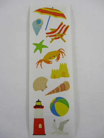 Mrs Grossman At the Seashore Sticker Sheet / Module - Vintage & Collectible