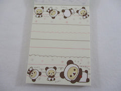 Cute Kawaii San-X Rilakkuma Bear Panda Mini Notepad / Memo Pad - A - Stationery Writing Message