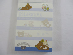 Cute Kawaii San-X Rilakkuma Bear Shima Mini Notepad / Memo Pad - A - Stationery Writing Message