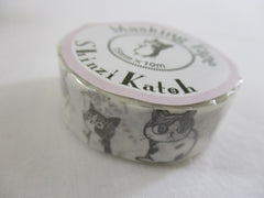 Cute Kawaii Shinzi Katoh Washi / Masking Deco Tape -  Cat Kitten - for Scrapbooking Journal Planner Craft