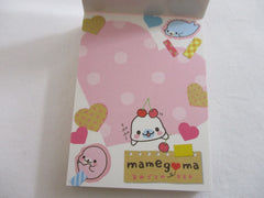 Cute Kawaii San-X Mamegoma Seal Mini Notepad / Memo Pad - A - 2010 Vintage