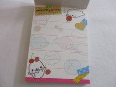 Cute Kawaii San-X Mamegoma Seal Mini Notepad / Memo Pad - B - 2010 Vintage