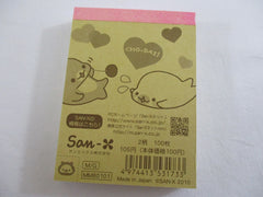 Cute Kawaii San-X Mamegoma Seal Mini Notepad / Memo Pad - B - 2010 Vintage