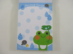 Cute Kawaii Kamio Animal Smile Frog Mini Notepad / Memo Pad - Stationery Design Writing Collection