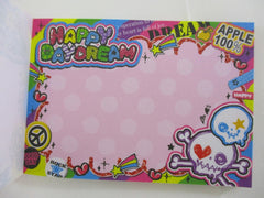 Cute Kawaii Kamio Skull Halloween Happy Daydream Mini Notepad / Memo Pad - Stationery Design Writing Collection