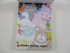 Cute Kawaii Q-Lia Obake Halloween Party Night Ghost Mini Notepad / Memo Pad - Stationery Design Writing Collection