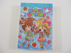 Cute Kawaii Crux Girl Friend Best Friend Maple Syrup Mini Notepad / Memo Pad - Stationery Design Writing Collection