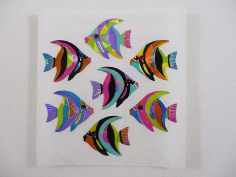 Sandylion Fish Prismatic Sticker Sheet / Module - Vintage & Collectible