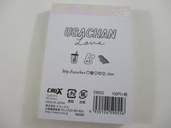 Cute Kawaii Crux Rabbit Bubble Tea usachan Mini Notepad / Memo Pad - Stationery Designer Paper Collection