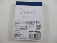 Cute Kawaii Kamio Bear Talks phone Text Mini Notepad / Memo Pad - Stationery Designer Paper Collection
