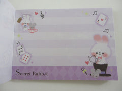 Cute Kawaii Kamio Secret Rabbit Mini Notepad / Memo Pad - Stationery Design Writing Collection