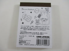 Cute Kawaii Kamio Secret Rabbit Mini Notepad / Memo Pad - Stationery Design Writing Collection