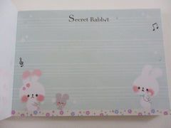 Cute Kawaii Kamio Secret Rabbit Mini Notepad / Memo Pad - Stationery Design Writing Collection