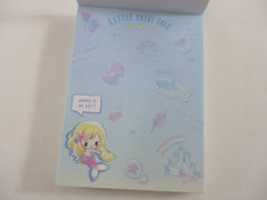 Cute Kawaii Q-Lia Little Fairy Tale Mermaid Mini Notepad / Memo Pad - A - Stationery Design Writing