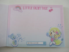 Cute Kawaii Q-Lia Little Fairy Tale Mermaid Mini Notepad / Memo Pad - A - Stationery Design Writing