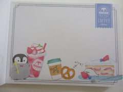 Cute Kawaii Q-Lia Sweets by Penguin Mini Notepad / Memo Pad - Stationery Design Writing Paper Collection