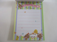 Cute Kawaii Q-Lia Bear Little Mini Notepad / Memo Pad - Stationery Design Writing Collection