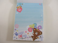 Cute Kawaii Q-Lia Bear Eeny and Meeny Mini Notepad / Memo Pad - Stationery Design Writing Collection