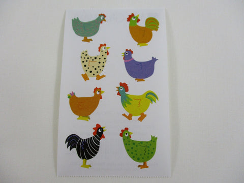 Mrs Grossman Chubby Chickens Sticker Sheet / Module - Vintage & Collectible
