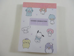 Cute Kawaii Cinnamoroll Hello Kitty My Melody Little Twin Stars Pochacco Purin Tuxedosam Mini Notepad / Memo Pad - Stationery Designer Paper Collection