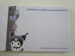 Cute Kawaii Kuromi Mini Notepad / Memo Pad - A - Stationery Designer Paper Collection