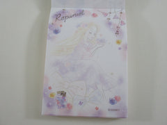 Cute Kawaii Kamio Princess Rapunzel Mini Notepad / Memo Pad - Vintage and Rare - Stationery Design Writing