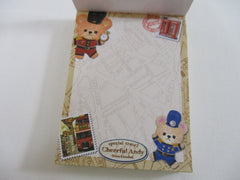 Cute Kawaii Kamio London Bear Britain Mini Notepad / Memo Pad - Stationery Designer Paper Collection