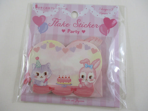 Cute Kawaii Gaia Write on Stickers Heart Strawberry Party Love Valentine #Luv Flake Stickers Sack - for Journal Planner Agenda Craft Scrapbook