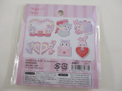 Cute Kawaii Gaia Write on Stickers Heart Strawberry Party Love Valentine #Luv Flake Stickers Sack - for Journal Planner Agenda Craft Scrapbook