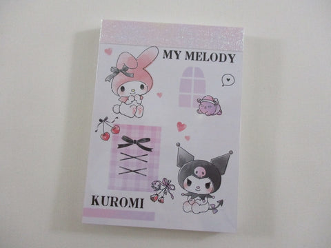 Cute Kawaii Kuromi My Melody Mini Notepad / Memo Pad - Stationery Designer Paper Collection