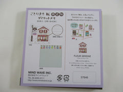 Cute Kawaii  MW Fleur Sereine Flower Shop Notepad / Memo Pad - Stationery Designer Paper Collection