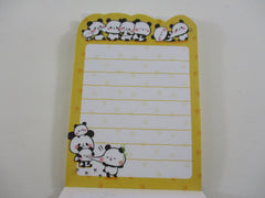 Cute Kawaii Kamio Mochi Panda Die Cut Mini Notepad / Memo Pad - Stationery Design Writing Collection