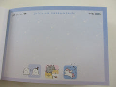 Cute Kawaii Kamio Cat Dog Hedgehog Phone Tile Friends Mini Notepad / Memo Pad - Stationery Design Writing Collection