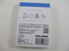 Cute Kawaii Kamio Cat Dog Hedgehog Phone Tile Friends Mini Notepad / Memo Pad - Stationery Design Writing Collection