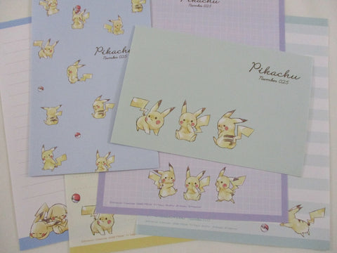 Cute Kawaii Kamio Pokemon Pikachu Letter Sets - B - Writing Paper Envelope Stationery