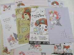 Cute Kawaii My Melody and Kuromi Letter Sets - Writing Paper Envelope Stationery