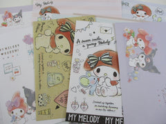 Cute Kawaii My Melody and Kuromi Letter Sets - Writing Paper Envelope Stationery