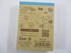 Cute Kawaii San-X Berry Puppy Mini Notepad / Memo Pad - E - 2010 - Rare HTF