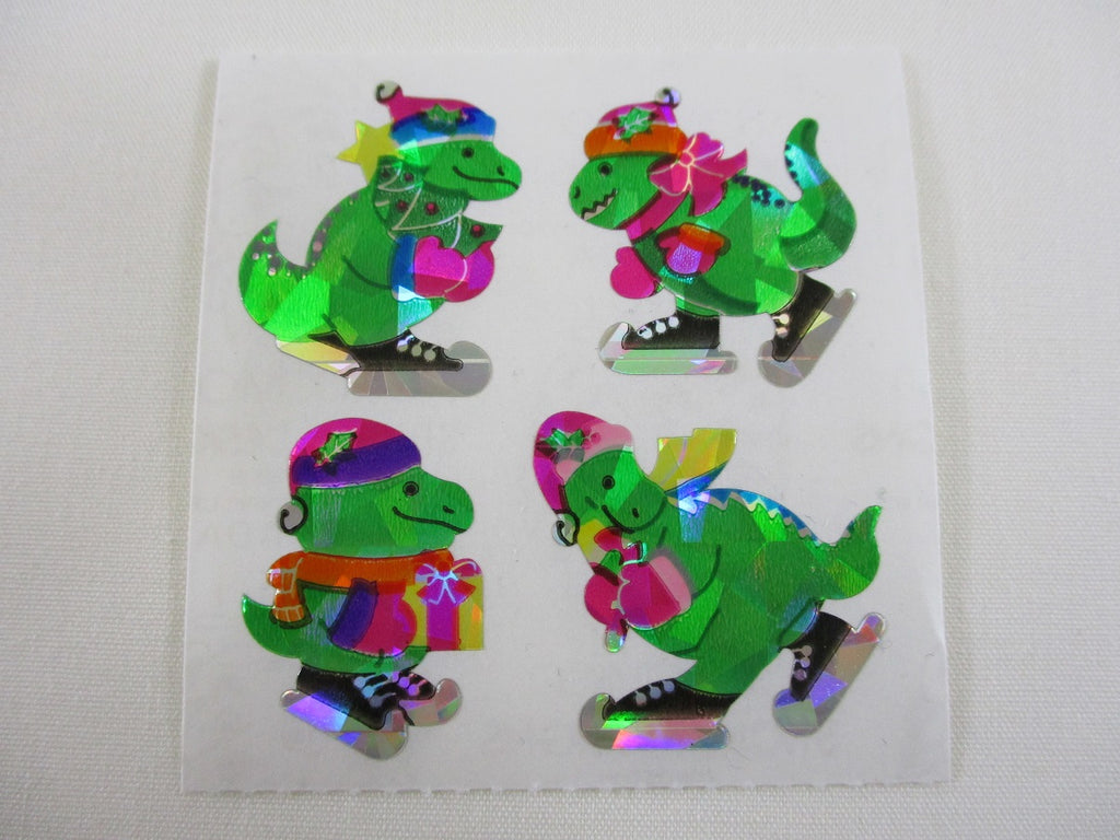 Sandylion Dino Dinosaur Prismatic Sticker Sheet / Module - Vintage & Collectible