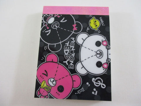 Cute Kawaii Kamio Bear Mini Notepad / Memo Pad - Stationery Designer Paper Collection