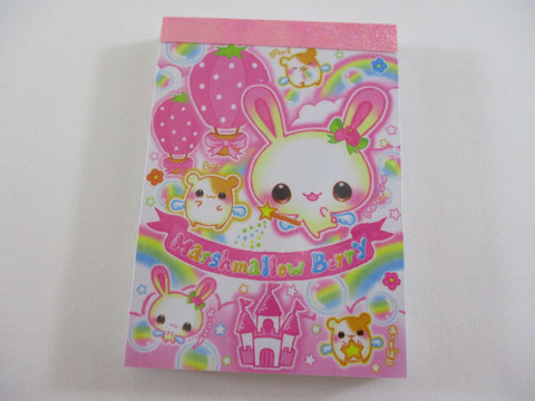 Cute Kawaii Crux Marshmallow Berry Bunny Hamster Star Angel Mini Notepad / Memo Pad - Stationery Designer Paper Collection