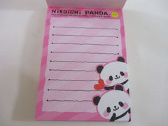 Cute Kawaii Crux Panda Nikoichi Mini Notepad / Memo Pad - Stationery Designer Paper Collection