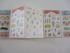 Cute Kawaii Qlia Sticker Sheet fold to mini booklet - Home Sweet Home - for Journal Planner Craft Organizer Calendar