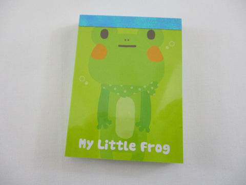 Cute Kawaii Q-Lia Frog My Little Mini Notepad / Memo Pad - Stationery Design Writing Collection