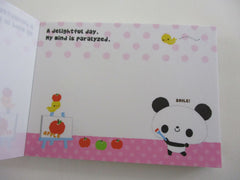 Cute Kawaii Kamio Panda Dreamy Friends Mini Notepad / Memo Pad - Stationery Design Writing Collection