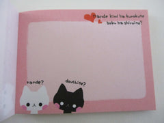 Cute Kawaii Kamio Cat Hatena Mini Notepad / Memo Pad - Stationery Design Writing Collection